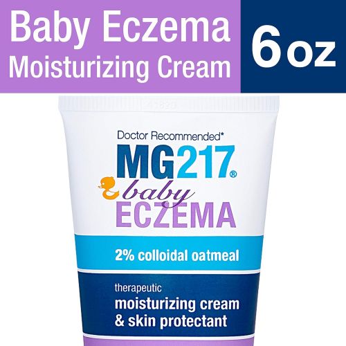  MG217 Baby Eczema Cream With 2% Colloidal Oatmeal, for eczema, rash, & dermatitis - 6 Oz Tube