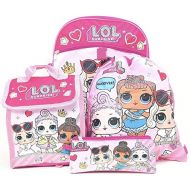 MGA LOL Surprise 16 Backpack 5pc Set with Lunch Kit, Bottle, Pencil Case & Sling Bag