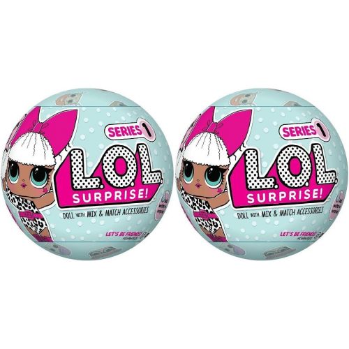  MGA Entertainment LOL Surprise Lil Outrageous Littles Series 1 Dolls LOT of 2 Mystery Packs