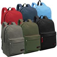 Wholesale 16.5 Inch Backpacks - Case of 24 Multicolored MGgear Bulk School Bags