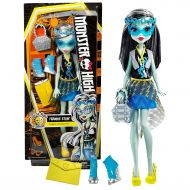 MH Year 2015 Monster High Day to Night Fashion Series 11 Inch Doll Set - Daughter of Frankenstein Frankie Stein with 2 Shoes, Folder and Purse