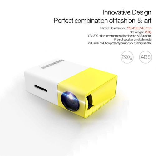  MIAO@LONG Pico Projector Full HD LED Video Projector Smartphone Projector with AV USB SD HDMI for VideoMovieGameHome Theater Video Projector