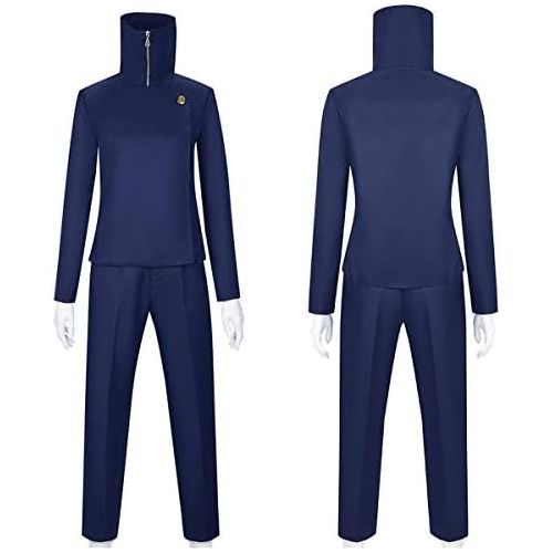  할로윈 용품MIAOCOS Men Jujutsu Kaisen Inumaki Toge Cosplay Costume Women Navy Top Pants Uniform Halloween Outfit