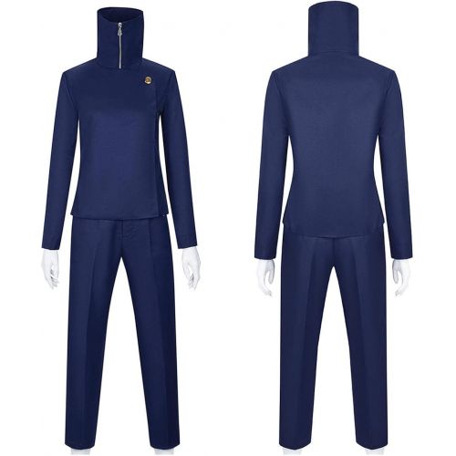  할로윈 용품MIAOCOS Men Jujutsu Kaisen Inumaki Toge Cosplay Costume Women Navy Top Pants Uniform Halloween Outfit