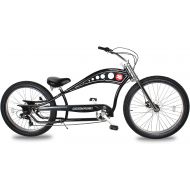 Micargi 26 Vancouver & Royal Dutch Complete Cruiser Bikes Stretch Steel Frame Single-Speed & 7-Speed High Rise Handlebars & Low Handlebars Fat Tires Adult Beach Cruiser Chopper Bik