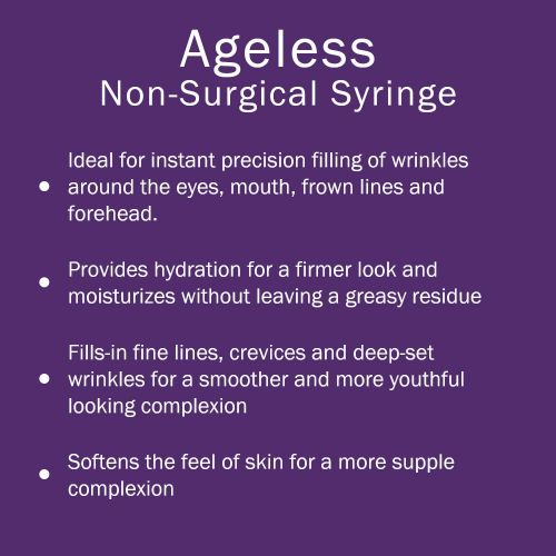  Michael Todd Ageless Non-Surgical Syringe With Hycoll Deep Wrinkle Formula, 0.68 Fl Oz