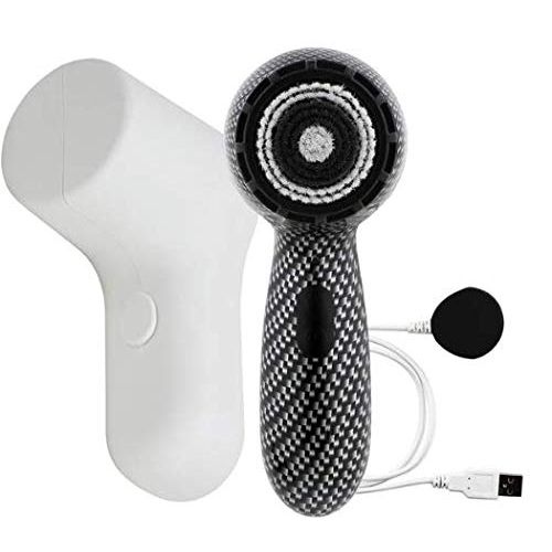  Michael Todd Soniclear Petite Antimicrobial Facial Cleansing Brush System, 3-Speed Sonic Powered Exfoliating Face Brush