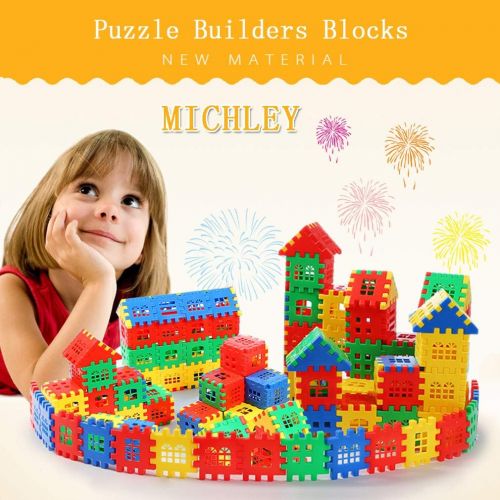  [아마존 핫딜] [아마존핫딜]MICHLEY Builder Sets for Kids 150-Piece Builders Blocks, Classic