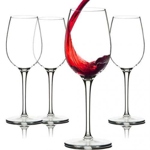  [아마존 핫딜] [아마존핫딜]MICHLEY Unbreakable Red Wine Glasses, 100% Tritan Plastic Shatterproof Wine Goblets, BPA-free, Dishwasher-safe 12.5 oz, Set of 6