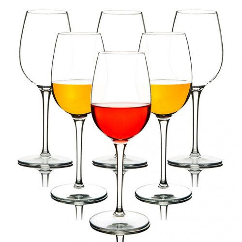  [아마존 핫딜] [아마존핫딜]MICHLEY Unbreakable Red Wine Glasses, 100% Tritan Plastic Shatterproof Wine Goblets, BPA-free, Dishwasher-safe 12.5 oz, Set of 6