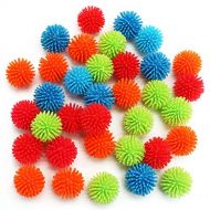 MICHLEY 36pcs Mini Vinyl Multicolor Porcupine Balls, 1.18 in