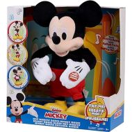 Disney Junior Mickey Mouse Hot Diggity Dance Mickey Feature Plush, Motion, Sounds, and Games, Officially Licensed Kids Toys for Ages 3 Up by Just Play,Black