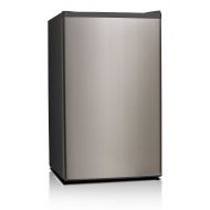 MIDEA Midea WHS-121LSS1 Compact Single Reversible Door Refrigerator and Freezer, 3.3 Cubic Feet, Stainless Steel