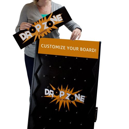  MIDWAY MONSTERS Drop Zone Express | Portable, Customizable Carnival Game Board