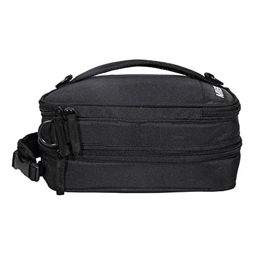  [아마존베스트]MIER Insulated Lunch Box Bag Expandable Lunch Pack for Men, Women, Black