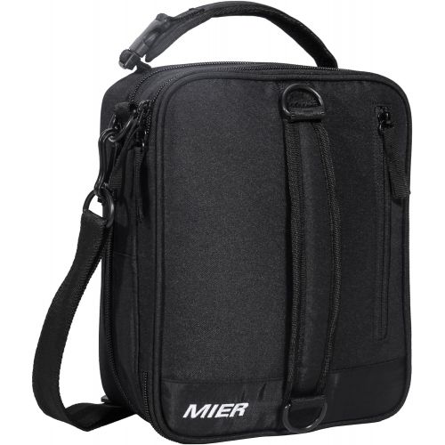  [아마존베스트]MIER Insulated Lunch Box Bag Expandable Lunch Pack for Men, Women, Black