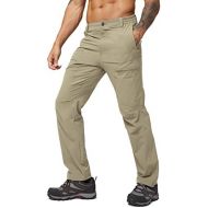 MIER Mens Outdoor Hiking Pants Stretch Ripstop Nylon Travel Pants Lightweight, Quick Dry, Water Resistance
