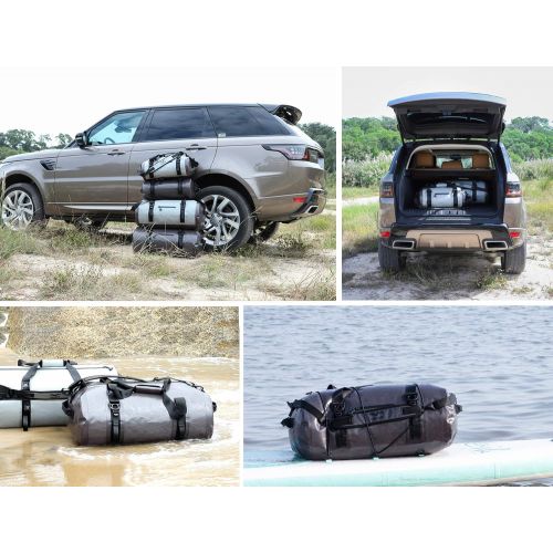  MIER Waterproof Dry Duffel Bag Airtight TPU Dry Bag for Motorcycle, Kayaking, Rafting, Skiing, Travel, Hiking, Camping