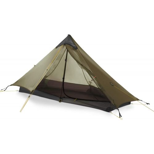  MIER Lanshan Ultralight Tent 3-Season Backpacking Tent for 1-Person or 2-Person Camping, Trekking, Kayaking, Climbing, Hiking (Alpenstock is NOT Included)