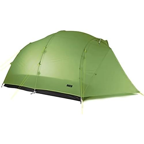  MIER Ultralight Waterproof Backpacking Tent for 3-Person or 4-Person Lightweight Camping Tents with Footprint, Easy Setup