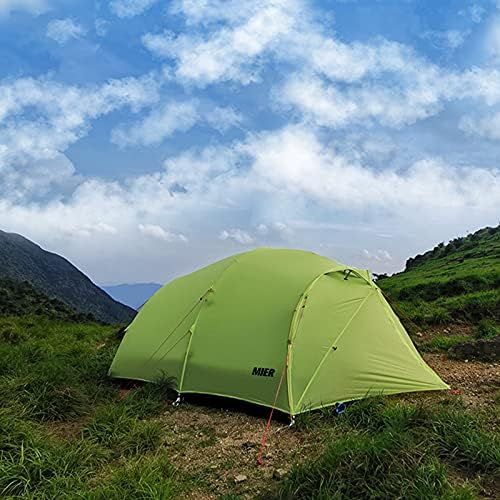  MIER Ultralight Waterproof Backpacking Tent for 3-Person or 4-Person Lightweight Camping Tents with Footprint, Easy Setup