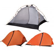 MIER 1-2 Person Backpacking Tent Free-Standing Camping Tent with Footprint, Waterproof and Easy Setup, 3 Season