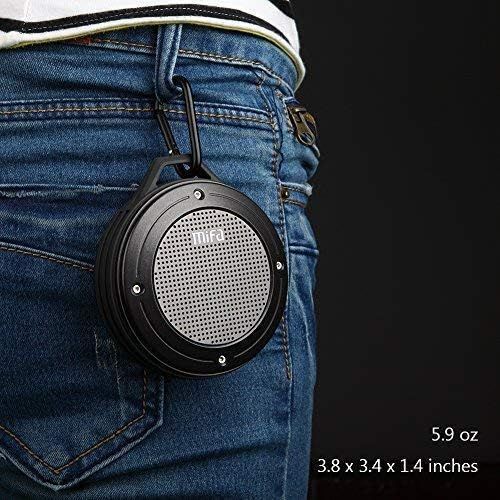  [아마존베스트]Bluetooth Speaker, MIFA F10 Portable Speaker with Enhanced 3D Stereo Bass Sound, IP56 Dustproof Waterproof, 10-Hour Playtime, Built-in Mic, Micro SD Card Slot, USB Audio Input