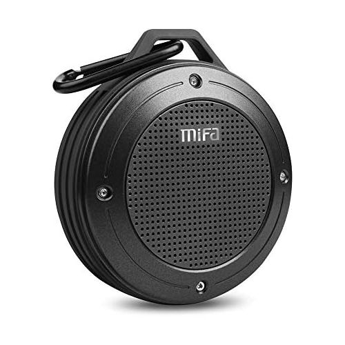  [아마존베스트]Bluetooth Speaker, MIFA F10 Portable Speaker with Enhanced 3D Stereo Bass Sound, IP56 Dustproof Waterproof, 10-Hour Playtime, Built-in Mic, Micro SD Card Slot, USB Audio Input