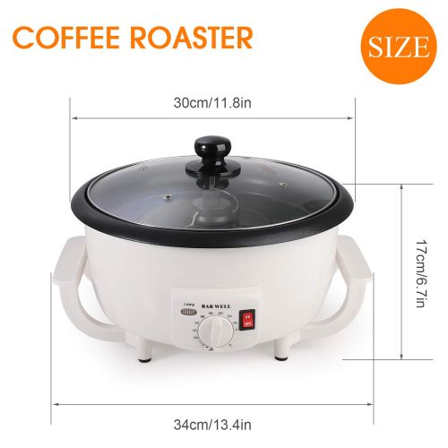  MIFXIN Household Coffee Roaster Coffee Bean Baker 110V Electric Coffee Beans Roasting Machine