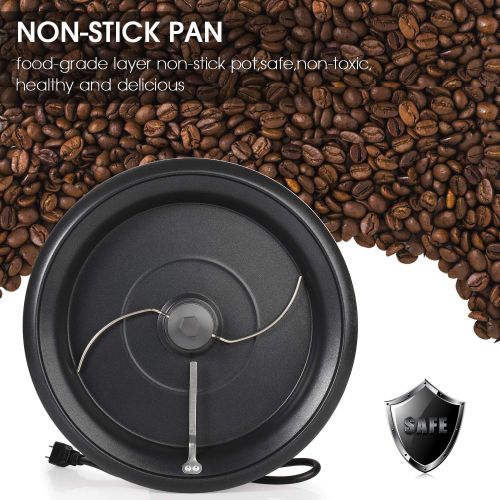  MIFXIN Household Coffee Roaster Coffee Bean Baker 110V Electric Coffee Beans Roasting Machine