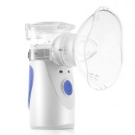 MIFXIN Portable Handheld Nebulizer Atomizer Steam Inhaler Vaporizer Mini Mesh Nebulizer for Kids Adults Daily Home Use, Two Power Supply（Battery & USB）
