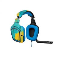 MightySkins Skin Compatible with Logitech G430 Gaming Headset - Acrylic Blue Protective, Durable, and Unique Vinyl Decal wrap Cover Easy to Apply, Remove, and Change Styles Made in