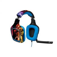 MightySkins Skin Compatible with Logitech G430 Gaming Headset - Bright Smoke Protective, Durable, and Unique Vinyl Decal wrap Cover Easy to Apply, Remove, and Change Styles Made in
