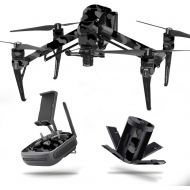 MightySkins Skin Compatible with DJI Inspire 2 - Black Camo Protective, Durable, and Unique Vinyl Decal wrap Cover Easy to Apply, Remove, and Change Styles Made in The USA
