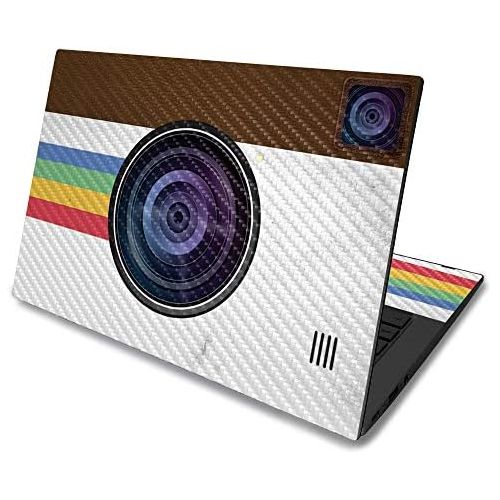  MightySkins Carbon Fiber Skin for Asus Chromebook C425 14 (2019) - Vintage Polaroid Protective, Durable Textured Carbon Fiber Finish Easy to Apply, Remove, and Change Styles Made i