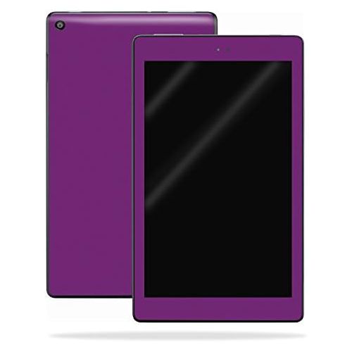  MightySkins Skin Compatible with Amazon Kindle Fire HD 8 (2017) - Solid Purple | Protective, Durable, and Unique Vinyl Decal wrap Cover | Easy to Apply, Remove, and Change Styles |