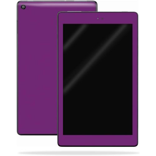  MightySkins Skin Compatible with Amazon Kindle Fire HD 8 (2017) - Solid Purple | Protective, Durable, and Unique Vinyl Decal wrap Cover | Easy to Apply, Remove, and Change Styles |