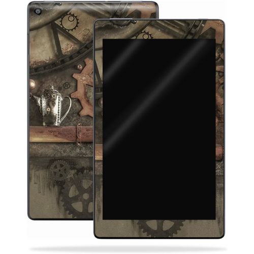  MightySkins Skin Compatible with Amazon Kindle Fire HD 8 (2017) - Steam Punk Room | Protective, Durable, and Unique Vinyl Decal wrap Cover | Easy to Apply, Remove, and Change Style