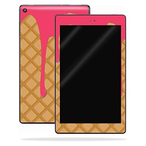  MightySkins Skin Compatible with Amazon Kindle Fire HD 8 (2017) - Ice Cream Cone | Protective, Durable, and Unique Vinyl Decal wrap Cover | Easy to Apply, Remove, and Change Styles