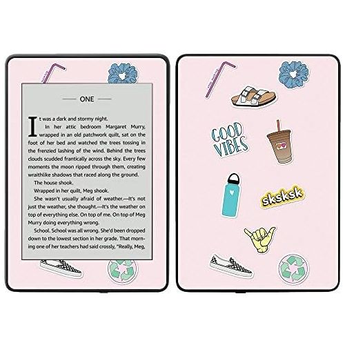  MightySkins Skin for Amazon Kindle Paperwhite 2018 Waterproof Model - Vsco Girl | Protective, Durable Finish | Easy to Apply, Remove, and Change Styles | Made in The USA