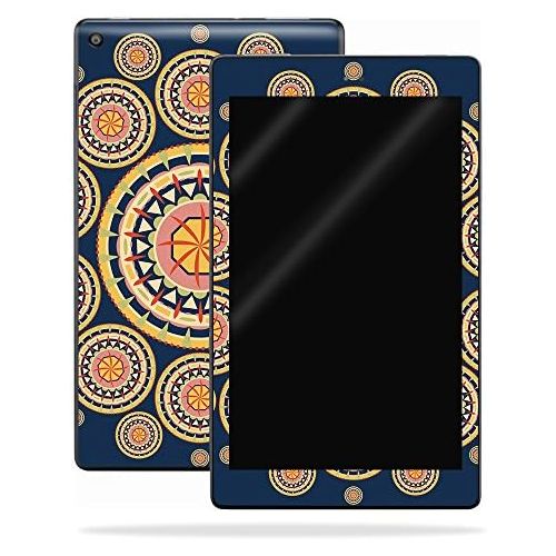  MightySkins Skin Compatible with Amazon Kindle Fire HD 8 (2017) - Summer Mandala | Protective, Durable, and Unique Vinyl Decal wrap Cover | Easy to Apply, Remove, and Change Styles