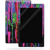 MightySkins Skin Compatible with Amazon Kindle Fire HD 10 (2017) - Drips | Protective, Durable, and Unique Vinyl Decal wrap Cover | Easy to Apply, Remove, and Change Styles | Made