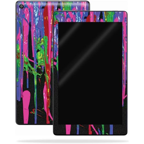  MightySkins Skin Compatible with Amazon Kindle Fire HD 10 (2017) - Drips | Protective, Durable, and Unique Vinyl Decal wrap Cover | Easy to Apply, Remove, and Change Styles | Made