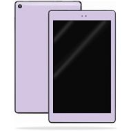 MightySkins Skin Compatible with Amazon Kindle Fire HD 8 (2017) - Solid Lilac | Protective, Durable, and Unique Vinyl Decal wrap Cover | Easy to Apply, Remove, and Change Styles |