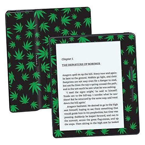  MightySkins Skin Compatible with Amazon Kindle Oasis 6 (8th Gen) - Marijuana | Protective, Durable, and Unique Vinyl Decal wrap Cover | Easy to Apply, Remove, and Change Styles | M