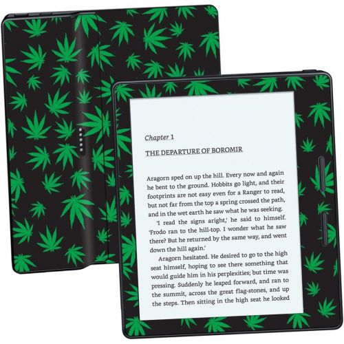  MightySkins Skin Compatible with Amazon Kindle Oasis 6 (8th Gen) - Marijuana | Protective, Durable, and Unique Vinyl Decal wrap Cover | Easy to Apply, Remove, and Change Styles | M