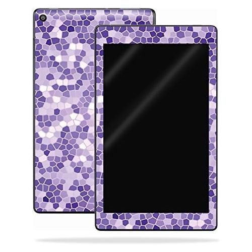  MightySkins Skin Compatible with Amazon Kindle Fire HD 8 (2017) - Stained Glass | Protective, Durable, and Unique Vinyl Decal wrap Cover | Easy to Apply, Remove, and Change Styles