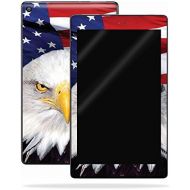 MightySkins Skin Compatible with Amazon Kindle Fire HD 8 (2017) - America Strong | Protective, Durable, and Unique Vinyl Decal wrap Cover | Easy to Apply, Remove, and Change Styles