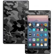MightySkins Skin Compatible with Amazon Kindle Fire 7 (2017) - Black Camo | Protective, Durable, and Unique Vinyl Decal wrap Cover | Easy to Apply, Remove, and Change Styles | Made