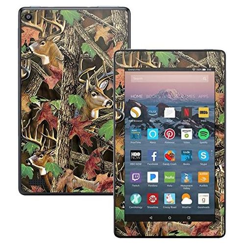  MightySkins Skin Compatible with Amazon Kindle Fire 7 (2017) - Buck Camo | Protective, Durable, and Unique Vinyl Decal wrap Cover | Easy to Apply, Remove, and Change Styles | Made